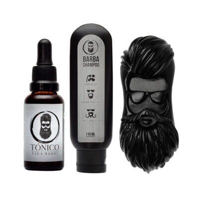 Tónico Para Barba + Barba Shampoo + Barba Jabón + BARBA REGALO + ENVÍO GRATIS