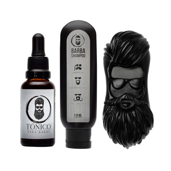 Tónico Para Barba + Barba Shampoo + Barba Jabón + BARBA REGALO + ENVÍO GRATIS