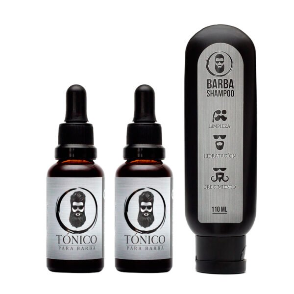 Tónico Para Barba (x2)+ Barba Shampoo +BARBA REGALO + ENVÍO GRATIS