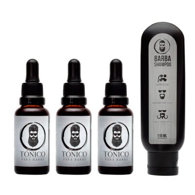 Tónico Para Barba (x3)+ Barba Shampoo +BARBA REGALO + ENVÍO GRATIS