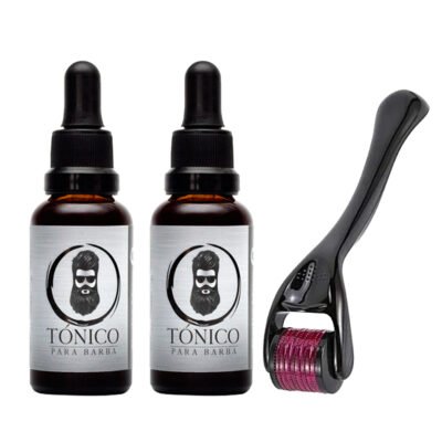 Tónico Para Barba (x2) + Dermaroller + BARBA REGALO + ENVÍO GRATIS