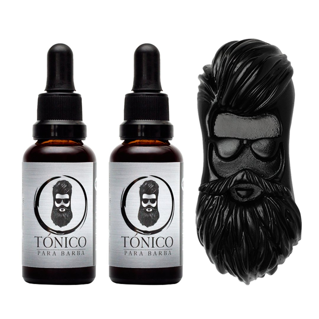 Tónico Para Barba (x2) + Barba Jabón + BARBA REGALO + ENVÍO GRATIS
