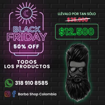 Barba Jabón Carbón Activado